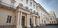 picture of the front of the Royal Society building